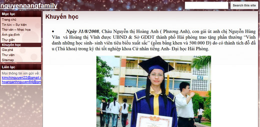 TRANG HỌ NGUYỄN NĂNG - YÊN SỞ