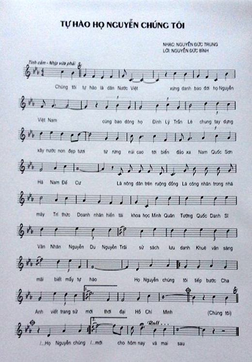 Tu hao ho nguyen chung toi